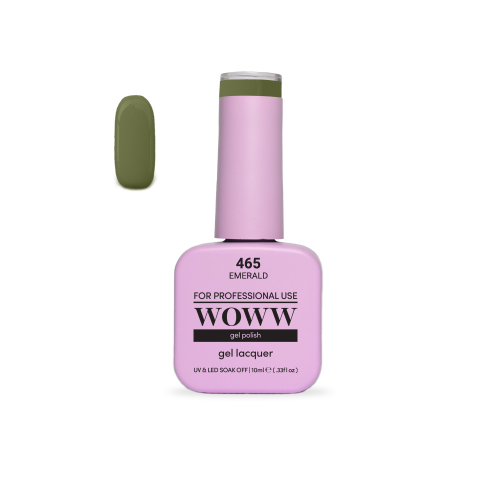 Ημιμόνιμο Βερνίκι New Woww Cosmetics 10ml Emerald - 465